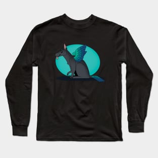 Winged Dog Long Sleeve T-Shirt